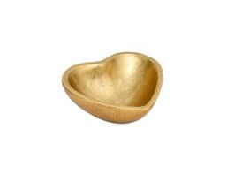 Heart 16239 Mini Dip Bowl Food Safe Aluminum 3" L Gold - $10.89