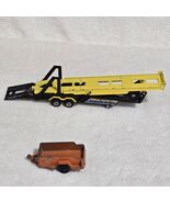 VTG Majorette Transauto Car Transporter 1/60 France Tootsie Orange U-Hau... - $977.96 MXN