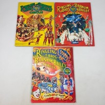 (Lot of 3) Barnum &amp; Bailey Ringling Bros Circus Programs 1979, 1980, 1984 - $39.50