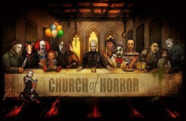  Church Of Horror - Movie Art Poster - 24x36 Last Supper Big Chris - £14.07 GBP