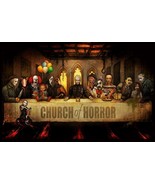  CHURCH OF HORROR - MOVIE ART POSTER - 24x36 LAST SUPPER BIG CHRIS - $18.00