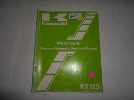 1984 Kawasaki KX125 Owners Manual & Service manual Motorcycle OEM x - $78.37