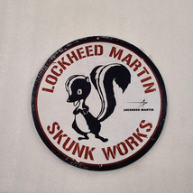 Lockheed Martin secret unit Skunk works logo steel metal sign - £71.20 GBP