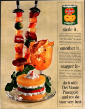 1965 Pineapple Del Monte Canned Fruits Vintage Print Ad A2 - £19.27 GBP