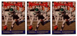 (3) 1992 Prime Pics #62 Randall Cunningham Football Card Lot Philadelphia Eagles - £7.50 GBP