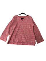 SOFT SURROUNDINGS Womens Sweater SWEETHEART Pink Pullover Tunic Top Size... - £14.57 GBP