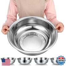 Nuogo 4 Pcs Stainless Steel Mixing Bowls - Extra Large Metal Basin Set - $79.78