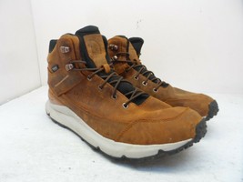 The North Face Men&#39;s Mid-Cut GTX Hiking Trail Shoes Brown Leather Size 13M - £45.55 GBP