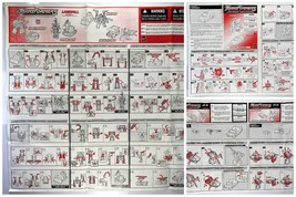 2002 Transformers Rid Robots In Disguise Instruction Sheet Lot Landfill X-Brawn - $13.98