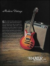 Hamer 1993 Modern Vintage Series Archtop Studio guitar advertisement ad print - £3.33 GBP