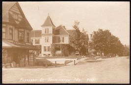 Farmington, Maine Pre-1920 RPPC - W.W. Small Co. Store &amp; Residential View - £15.65 GBP