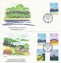 6 FDC 1983 COMMONWEALTH NATIONS CONTINENTS ARCTIC COLD HIGH HEAT OCEAN P... - $13.86