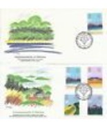 6 FDC 1983 COMMONWEALTH NATIONS CONTINENTS ARCTIC COLD HIGH HEAT OCEAN P... - £10.89 GBP