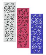 Bead Loom Alphabet 2 All Letters Bracelet Pattern Chart PDF AL_2 - £3.95 GBP