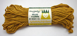 Vintage NEW Old Stock Kentucky Soft Spun Majesty Rug Yarn - Rayon/Cotton - Gold - £5.27 GBP