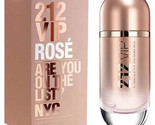 212 VIP ROSE * Carolina Herrera 2.7 oz / 80 ml Eau de Parfum Women Perfu... - $101.90