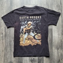 Garth Brooks World Tour 2014 - 17 Black T-shirt Men’s Size Med Western C... - $11.87