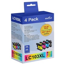 Lc103 Ink Cartridges Compatible For Brother Printer Ink Lc103Xl Lc101 In... - £43.25 GBP