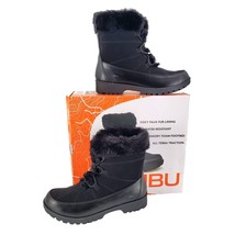 JBU Boots Womans 7 Faux Fur Weather Ready Outdoor Combat Water Resistant... - £40.44 GBP