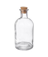 Clear Glass Small Neck Bottle with Cork, 5 inches - £33.55 GBP