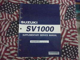 2003 Suzuki SV1000 SV 1000 Supplementary Service Shop Repair Manual K3 - £56.00 GBP