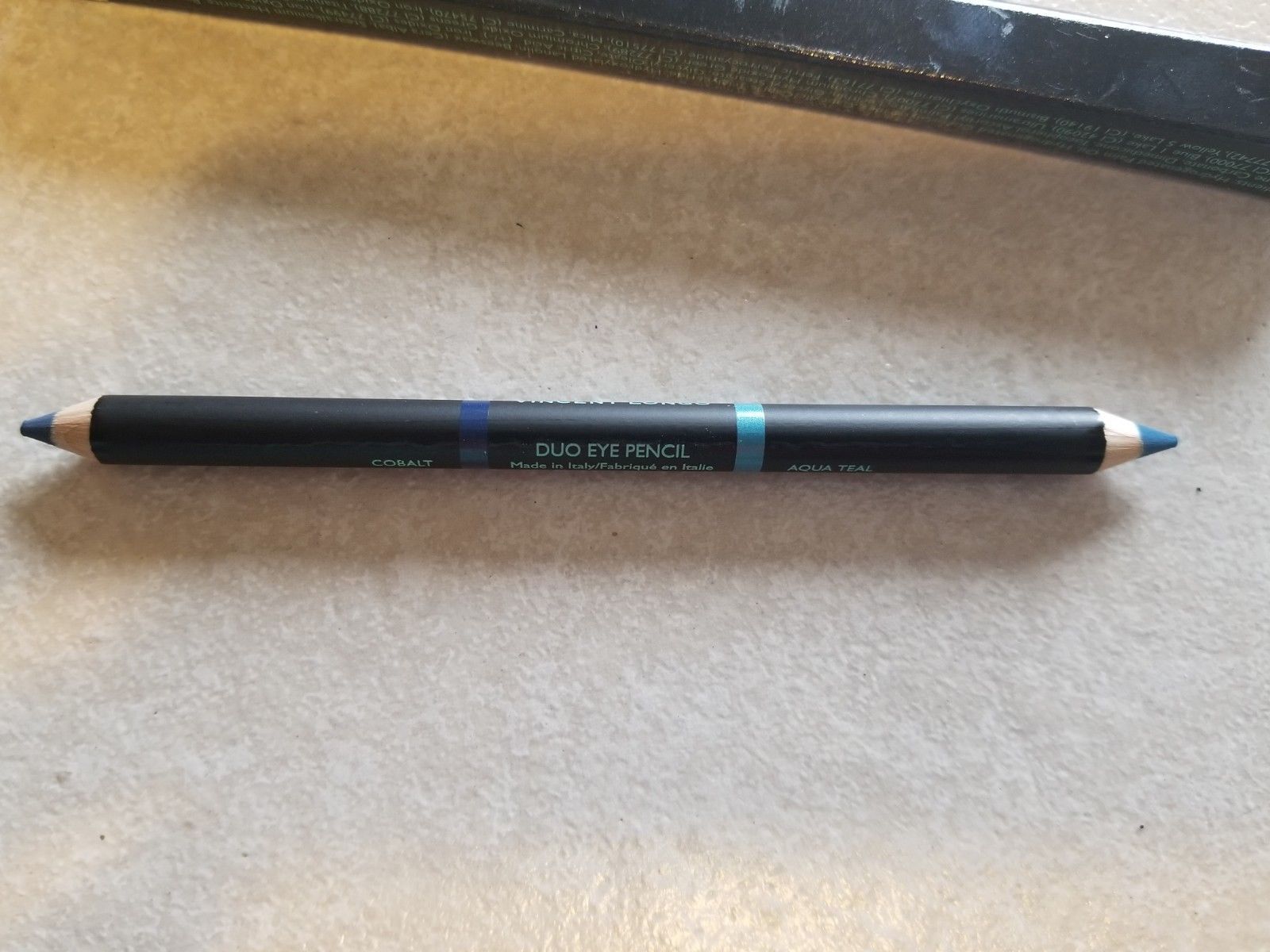 Vincent Longo Duo Eye Pencil in Cobalt/Aqua Teal - NIB - £10.99 GBP