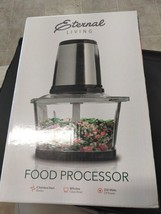 New Eternal Living 2 Speeds  8 Cup Food Processor Meat Nuts Fruit Ice 250 Watt - $40.00