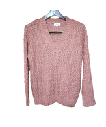Adora Women&#39;s Chunky V Neck Relaxed Fit Sweater Size Medium Brown - $431.27 MXN