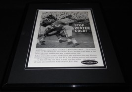 1961 Baltimore Gas / Colts Framed 11x14 ORIGINAL Vintage Advertisement - £38.91 GBP