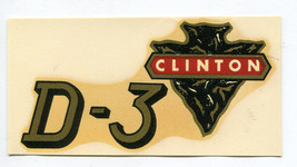 Clinton Engine Chainsaw D-3 Decal NOS - £5.47 GBP