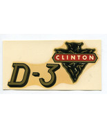 Clinton Engine Chainsaw D-3 Decal NOS - £5.56 GBP