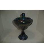 Carnival Blue Harvest Indiana Pedestal Candy Dish - €51,14 EUR