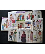 Vintage Childrens Sewing Patterns Lot 3 Infant to Pre Teen - $12.75