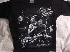 INDIAN PEACE PIPE BULL SKULL MOON GREAT SPIRIT T-SHIRT SHIRT - £8.91 GBP