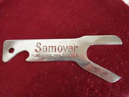 Vintage Bottle Opener Advertising Samovar Genuine Dry Vodka (#0756) - €14,65 EUR
