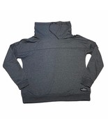 Simply Southern Womens Cowl Neck Gray Pullover Top Size Large Sweatshirt  - $405.69 CAD