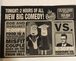 Bob And Margaret Print Ad Comedy Central TPA21 - £4.66 GBP