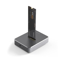M.2 Nvme & Sata To Usb C Docking Station, Aluminum Alloy M.2 Ssd To Usb A C Read - £43.06 GBP