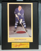 Frank Mahovlich Toronto Maple Leafs Autograph Cut Signature 8x10 Photo - $44.57