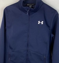 Under Armour Jacket Cold Gear Storm Infrared System Navy Blue Women&#39;s Large - $39.99