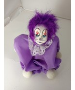 Hayes Specialties Vintage Collectible 6&quot; Clown Doll Rare Shelf Sitter Pu... - $245.85 MXN