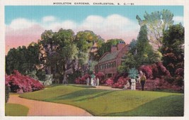 Middleton Gardens Charleston South Carolina SC First Formal Garden Postcard B05 - £2.30 GBP