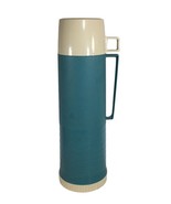 Vtg Aladdin Thermos Aqua Turquoise Glass Lined Hot &amp; Cold Retro 60s 70s ... - $25.79 CAD