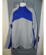 Under Armour Blue/Gray Loose Fit Athletic 1/4 Zip Pullover Size YMD Boy&#39;... - $33.34 CAD