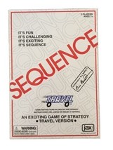 Sequence -Exciting Strategy Board Game- Travel Version 2-Players Jax Ltd New! - $7.92