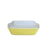 Vintage PYREX ~ Primary Yellow 503 ~ 1.5 Quart Refrigerator Dish with Cl... - $51.12 CAD