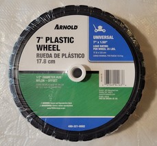 Arnold 7&quot; 17.8 cm x 1.50&quot;  Plastic 1/2&quot; Diameter Hub Wheel Mower  Universal - £10.10 GBP