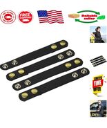 Secure 1 Inch Nylon Belt Keepers - 4 Pack with Dual Snap Closure &amp; Brass... - $64.33 CAD