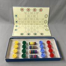 Vintage 1961 Selchow &amp; Righter Co Troke Castle Checkers Board Game Complete - $13.98
