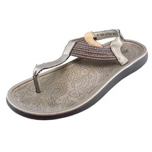 JBU Yasmin T-Strap Sandals Gray Synthetic Women Shoes Size 8 Medium - $19.79